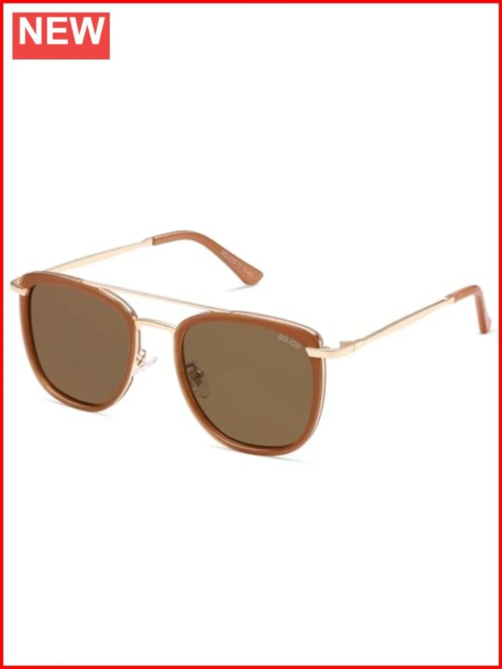 Vintage Aviator Square Polarized Sunglasses UV400